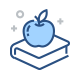 Apple Ontop of Book